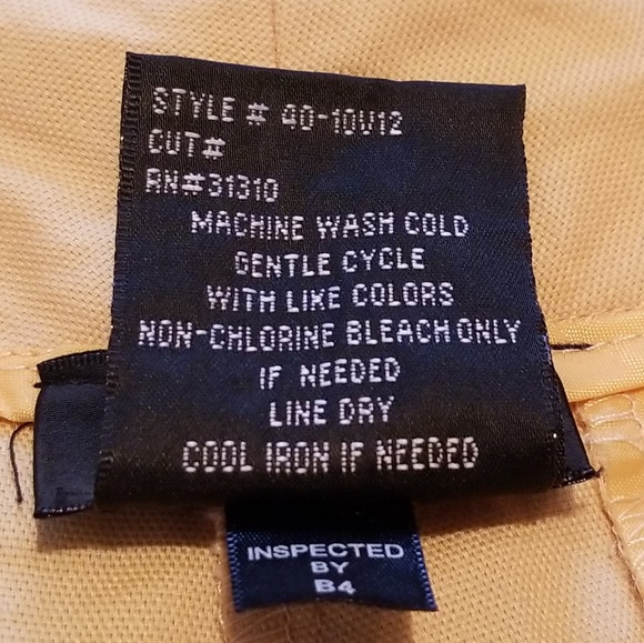 <A. BYER>  WB Yellow Short SHORTS - Picture 6 of 8